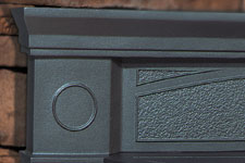 Oversize Metallic Black