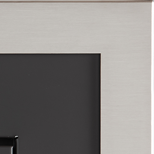 Closeup - Brushed Nickel Surround